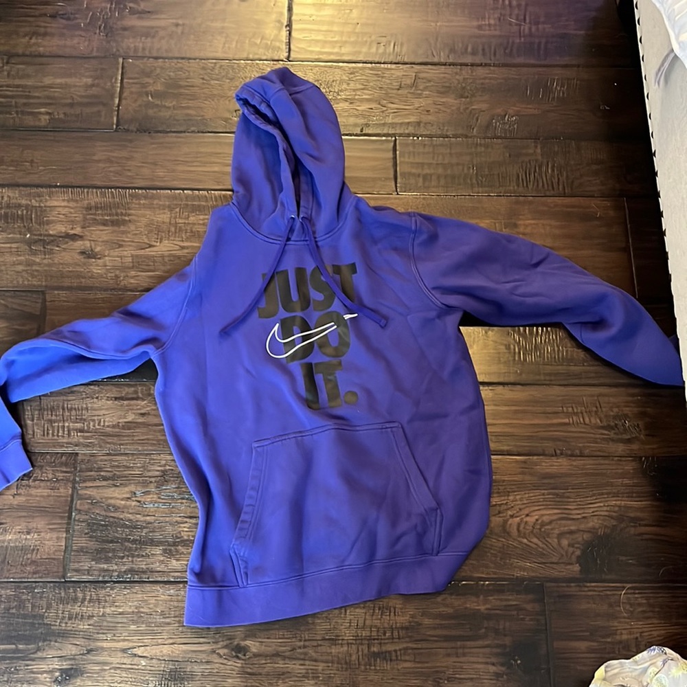 Vintage Nike Purple Just Do It Hoodie